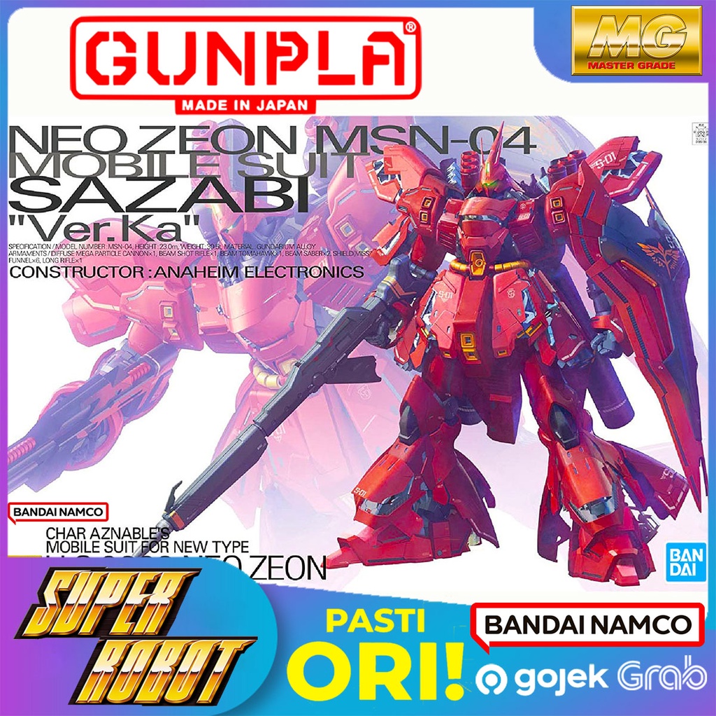BANDAI MG MSN-04 Sazabi Ver Ka