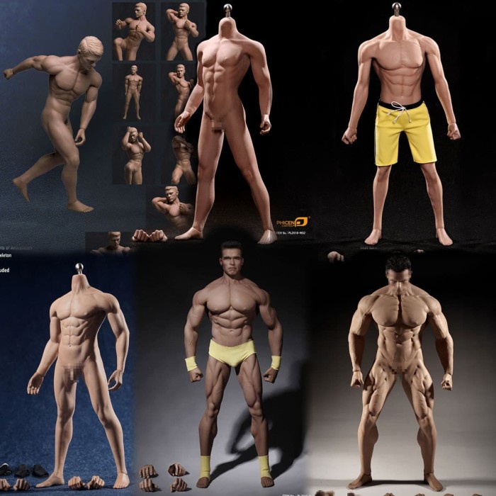 {SimpatiStore} Phicen TBLeague Male Body M30 M31 M32 M33 M34 M35 1/6 - M33 Berkualitas