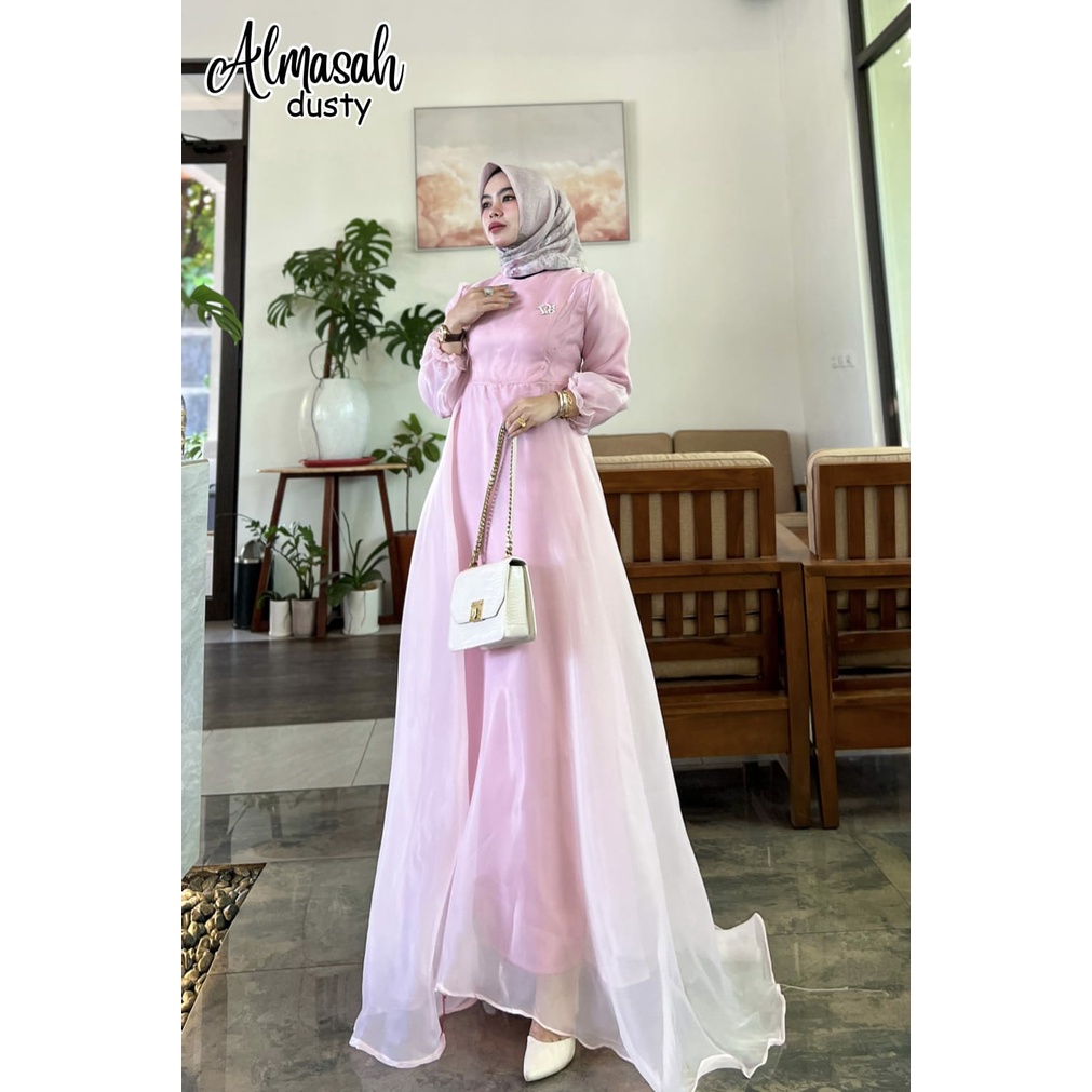 GAMIS PESTA KONDANGAN ALMASAH DRESS NIKAHAN LAMARAN