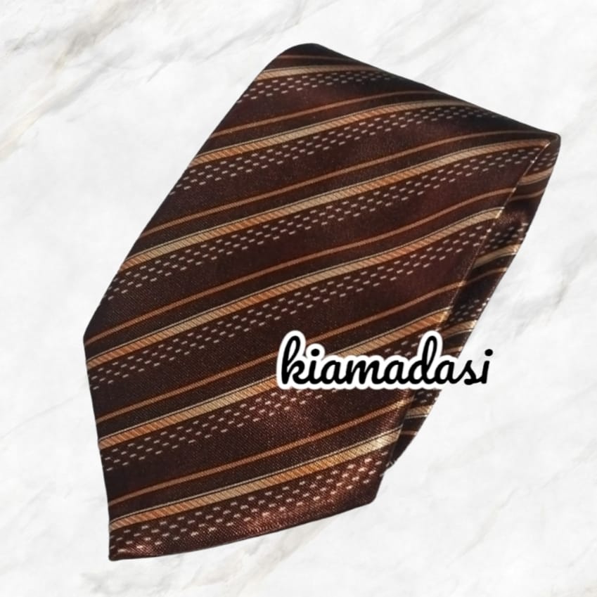 Dasi Kerja Kilap Motif banyak slim 3inch