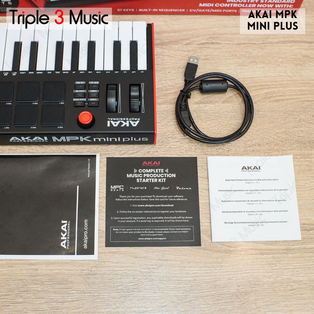 AKAI MPK MINI PLUS 37 keys ORIGINAL Midi Controller