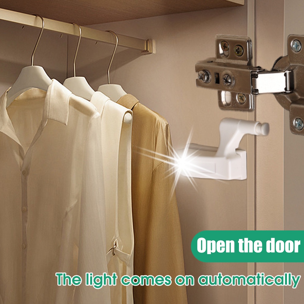 Led Smart Induction Cabinet Light/Lampu Engsel Dalam Lemari Sensor Cahaya Malam T Untuk Lemari Lemari Dapur Kamar Tidur