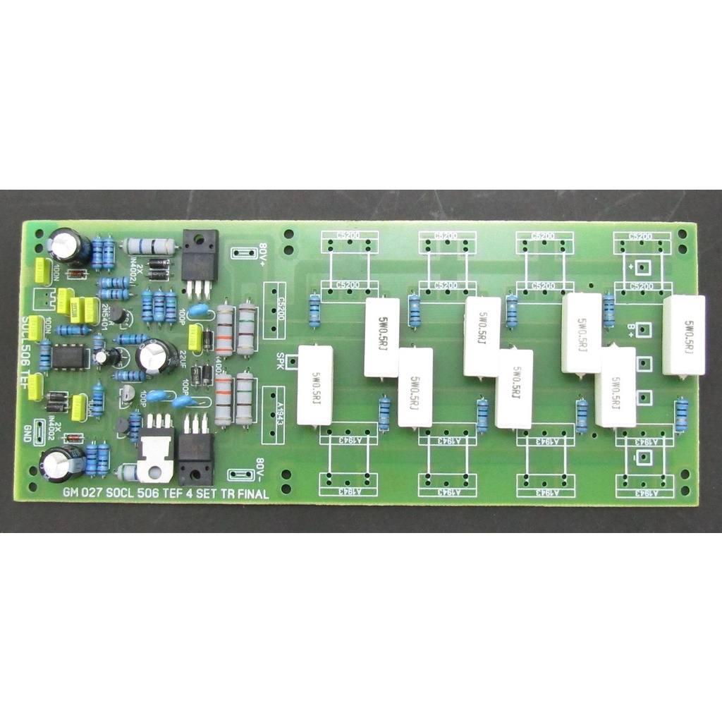 KIT DRIVER POWER AMPLI, SOCL-506 TEF, 4SET TR FINAL