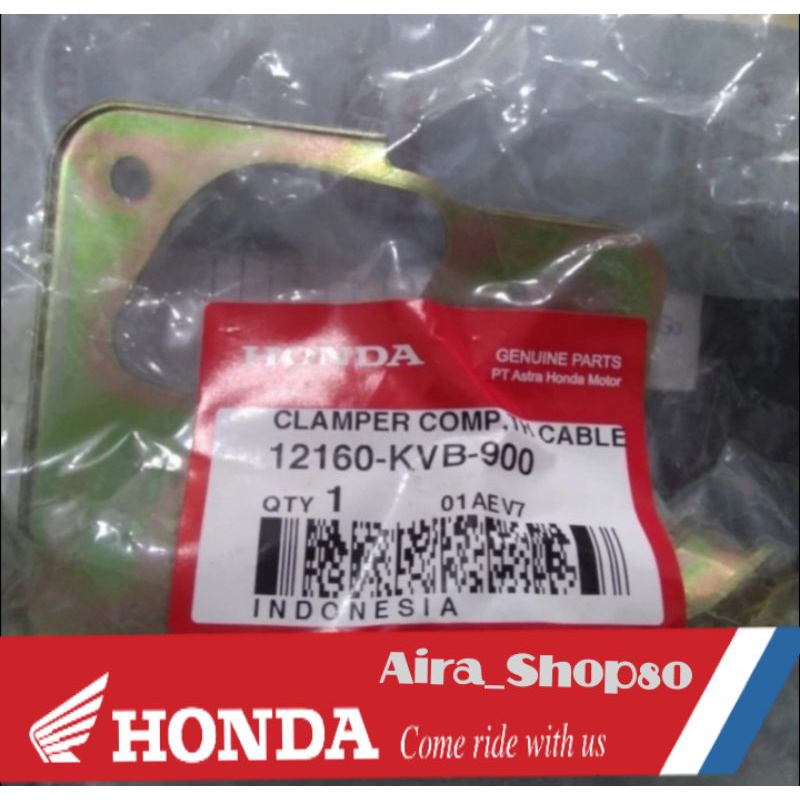 Plat Klamper Kabel Gas Vario karbu 12160-KVB-900