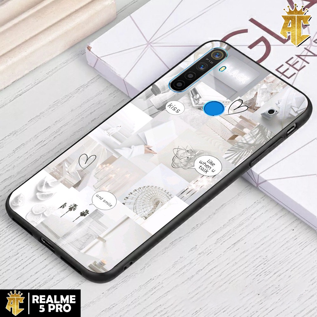 Case Realme 5 Pro - Casing Realme 5 Pro Terbaru 2021 AERO CASE [ ESTETIK ] Silikon Realme 5 Pro -  C