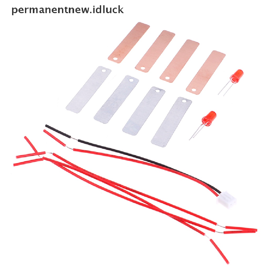 [luckypermanentnew] 1set Anak Bio Energy Science Kit Kentang Buah Pasokan Percobaan Listrik [ID]