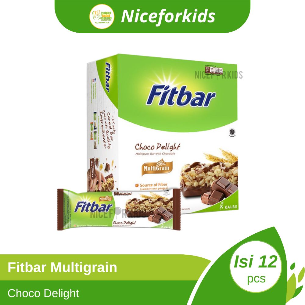 Fitbar Rasa Tiramisu Coklat Fruits Nuts / Cemilan Sehat Instan Untuk Diet 1 box isi 5 pcs