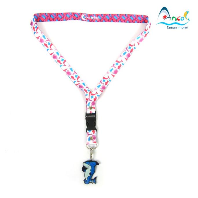 

JUAL Ancol Official Lanyard Seaworld Motif Ikan Pink