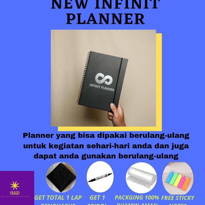 

Buku agenda Infinit planner Whiteboard book buku planner hitivity