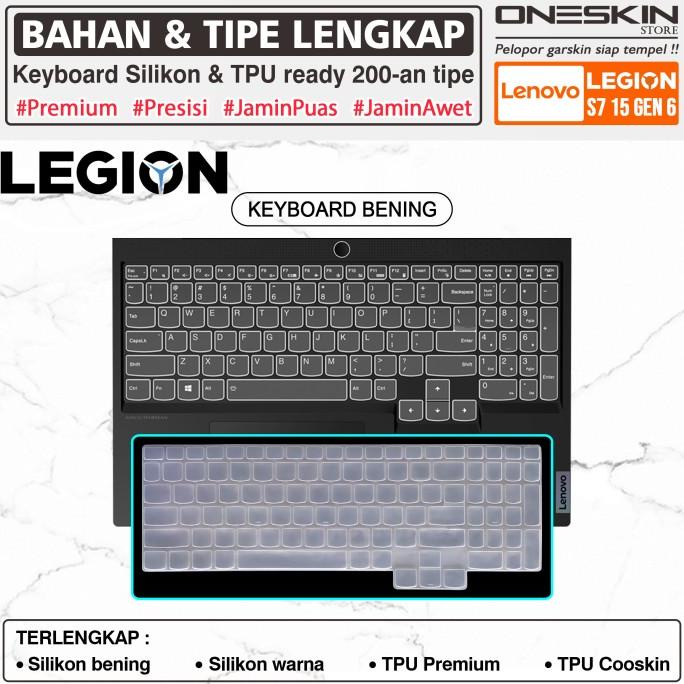 Pelindung Keyboard Protector Lenovo Legion Slim 7 7i-15 S7 S7i-15ACH6
