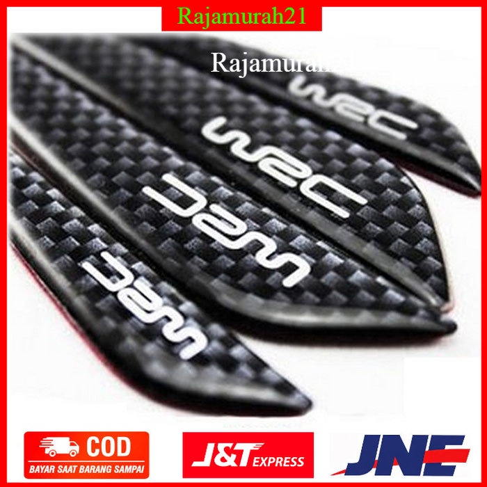 WRC Bumper Silikon Pintu Mobil Door Protector 4 PCS - Black - OMRS5WBK