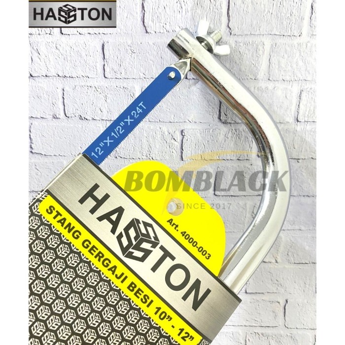 HASSTON Gagang Gergaji Besi 10 - 12 inch Model Pipa Stang Mata Gergaji