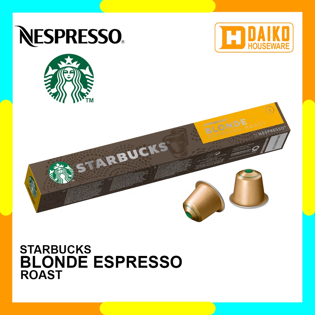 

Starbucks Capsule By Nespresso Blonde Espresso Roast - Coffee Capsules