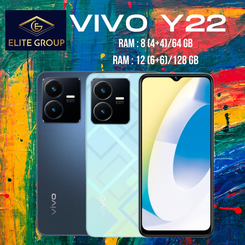 Jual VIVO Y22 4/64 GB & Y22 6/128 GB GARANSI RESMI VIVO INDONESIA ...