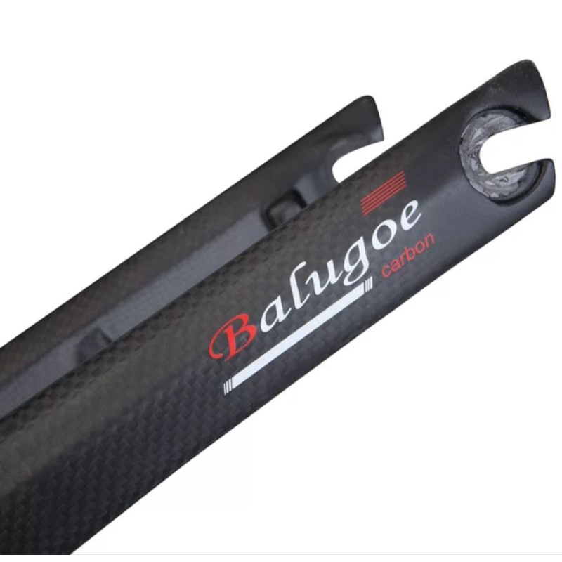 Balugoe Fork Carbon Hybrid Disc Brake U Brake Garpu Fork Carbon Sepeda Road Bike