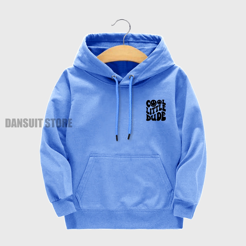 Sweater Hoodie Anak Laki-laki/Perempuan Usia 4-13 Tahun Hoodie Anak Sablon Motif Karakter COOL Bahan Tebal Premium