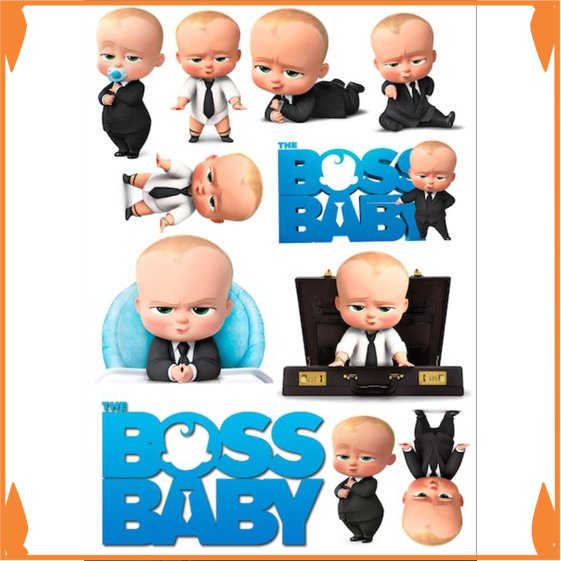 Ready Topper cake Baby boss  baner kue ultah Toko_Arsha