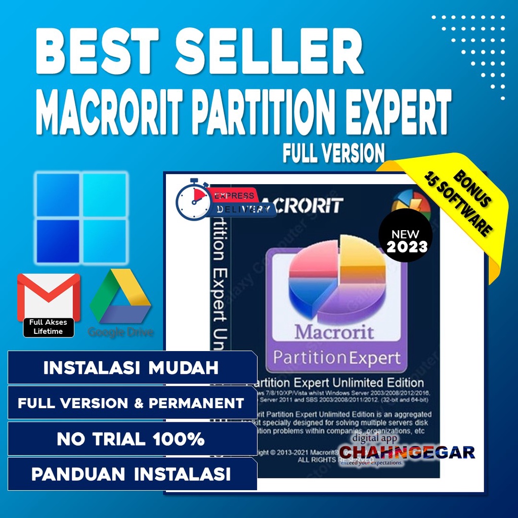 Macrorit Partition Expert Unlimited Edition 2023 Software Partisi hardisk rusak, mengelola ruang disk dengan mudah pada disk MBR dan GPT