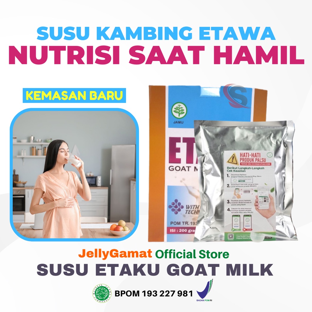 

Susu Nutrisi Saat Hamil, Suplemen Nutrisi Kandungan - Walatra Etaku 100% Asli Susu Kambing Etawa