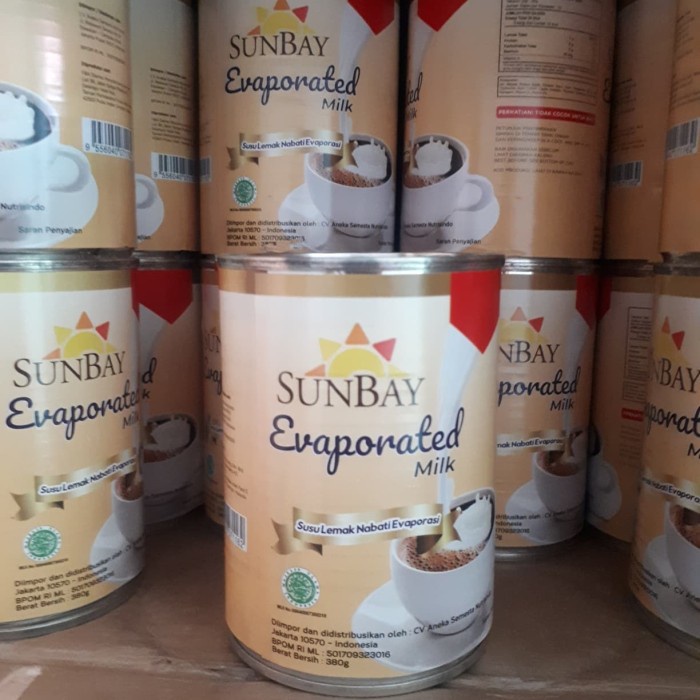 

Kental-Manis- Susu Evaporasi Sunbay / Sunbay Evaporated 380 Gram -Manis-Kental