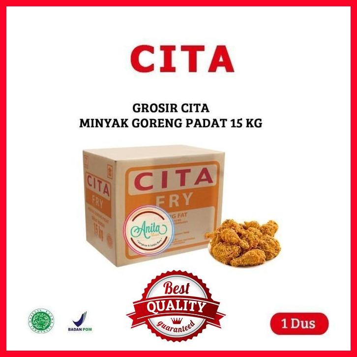 

(ANI) GROSIR Cita Fry Minyak Goreng Padat [1 Dus 15 Kg] - Cita