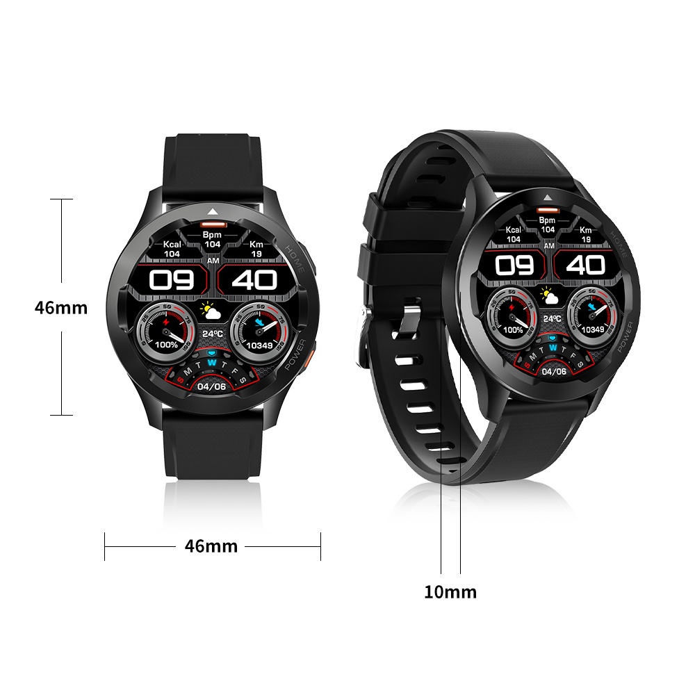 Skmei  jam tangan smartwatch pria amoled olahraga watch anti air 1ATM android ios  jam tangan pintar