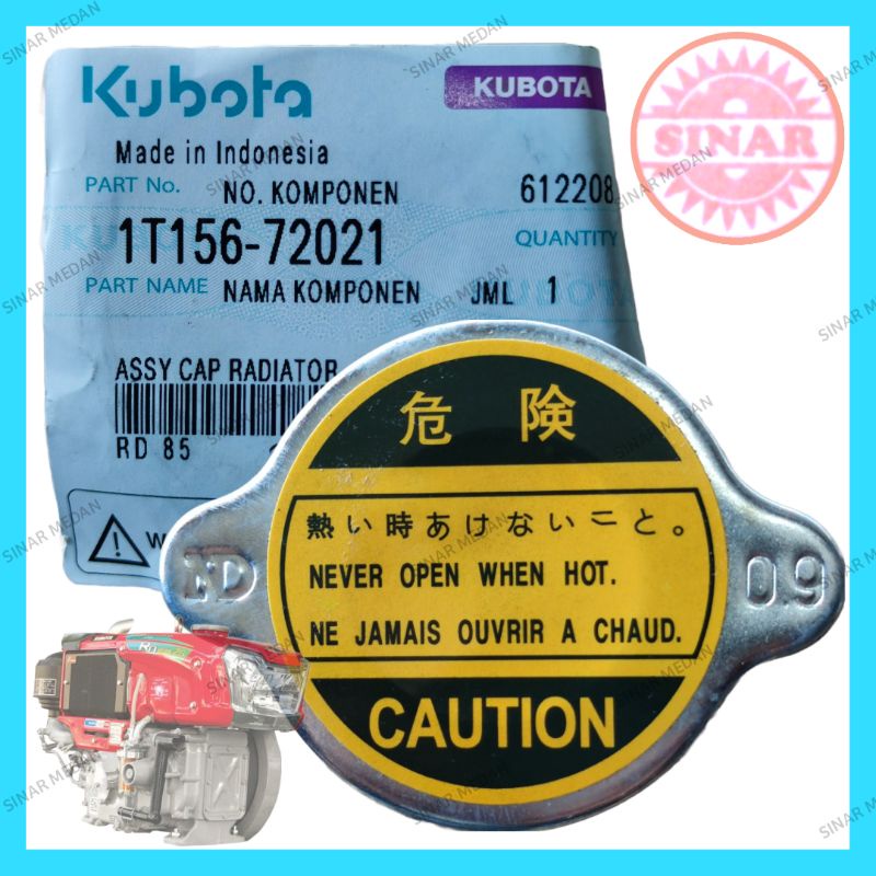 KUBOTA RD85 CAP RADIATOR RD 85 TUTUP RADIATOR