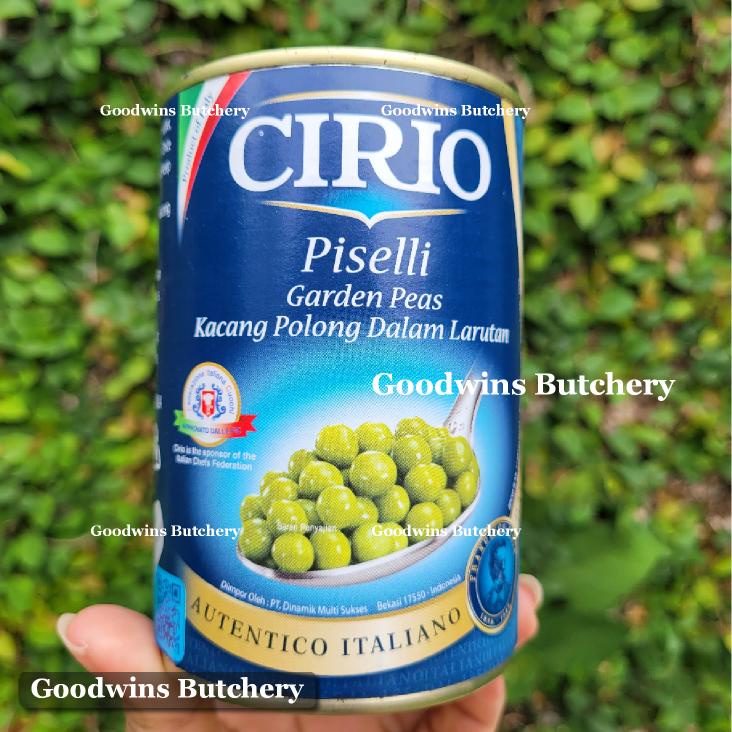 

Cirio Italy PISELLI GARDEN PEAS kacang polong 410g