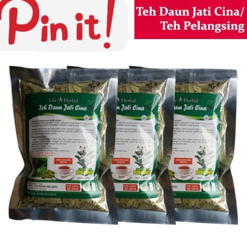 {Bisa kirim instant COD Medan Termurah}Teh Daun Jati Cina Original 100% alami Herbal Teh Pelangsing Penurun Berat Badan