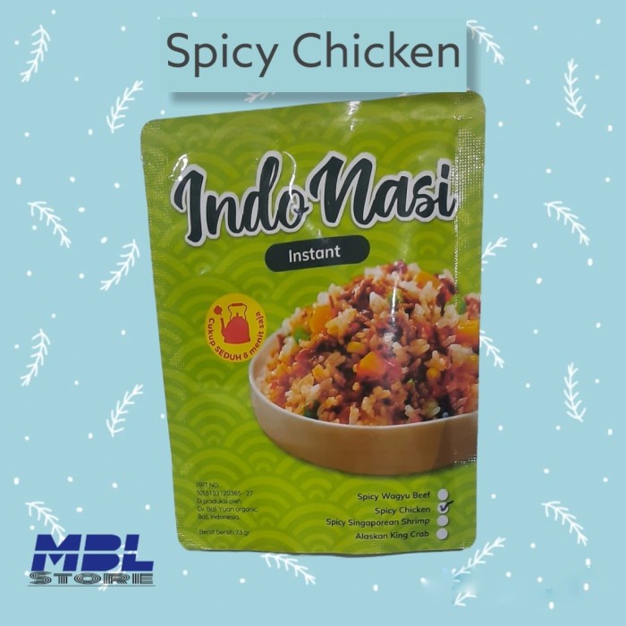 

Konjac rice beras porang 200 gram - Spicy Chicken