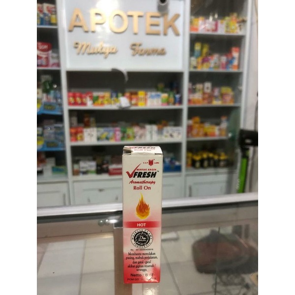 Vfresh Hot / Minyak Aromateraphy/ Cap lang Vfresh Strong