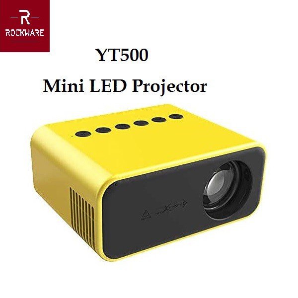 AKN88 - ROCKWARE RW-YT500 - Mini Portable LED Projector 24 ANSI Lumens