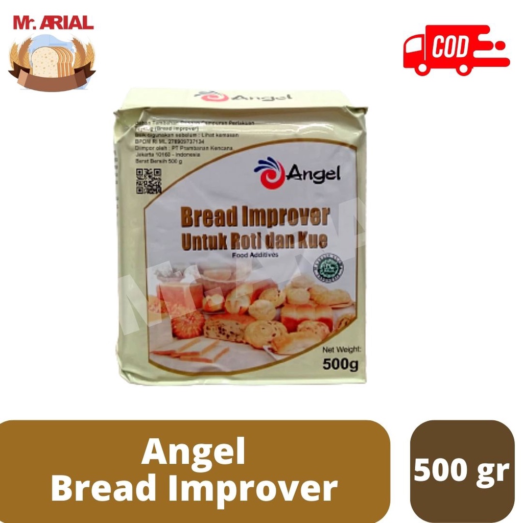 

ANGEL Bread Improver / Pelembut Kue / Pengembang Pelembut Roti 500gr