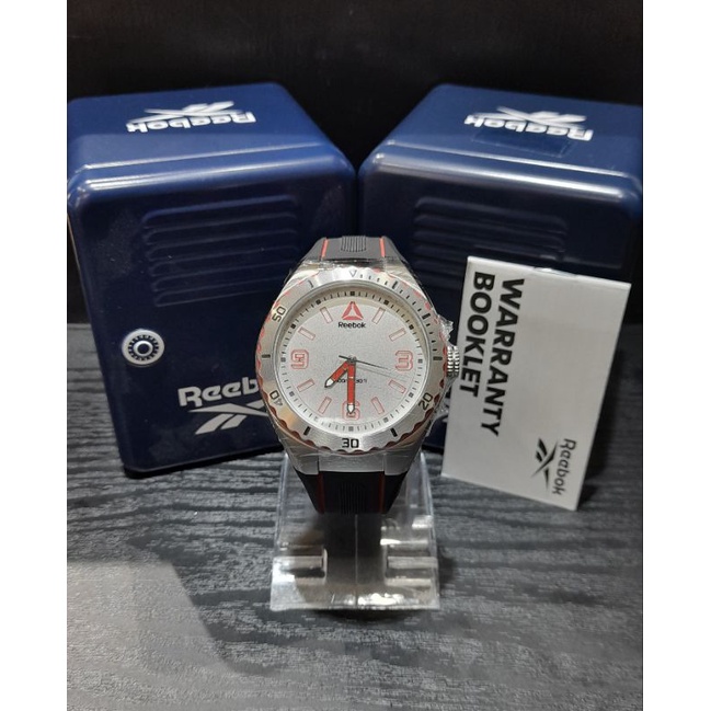 JAM TANGAN PRIA REEBOK RD-EMO-G2-S1IB STAINLESS SILVER ORIGINAL