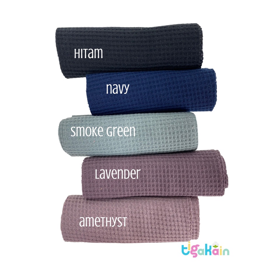 1 Kilogram Kain Waffle Knit Bahan Waffle Uniqlo