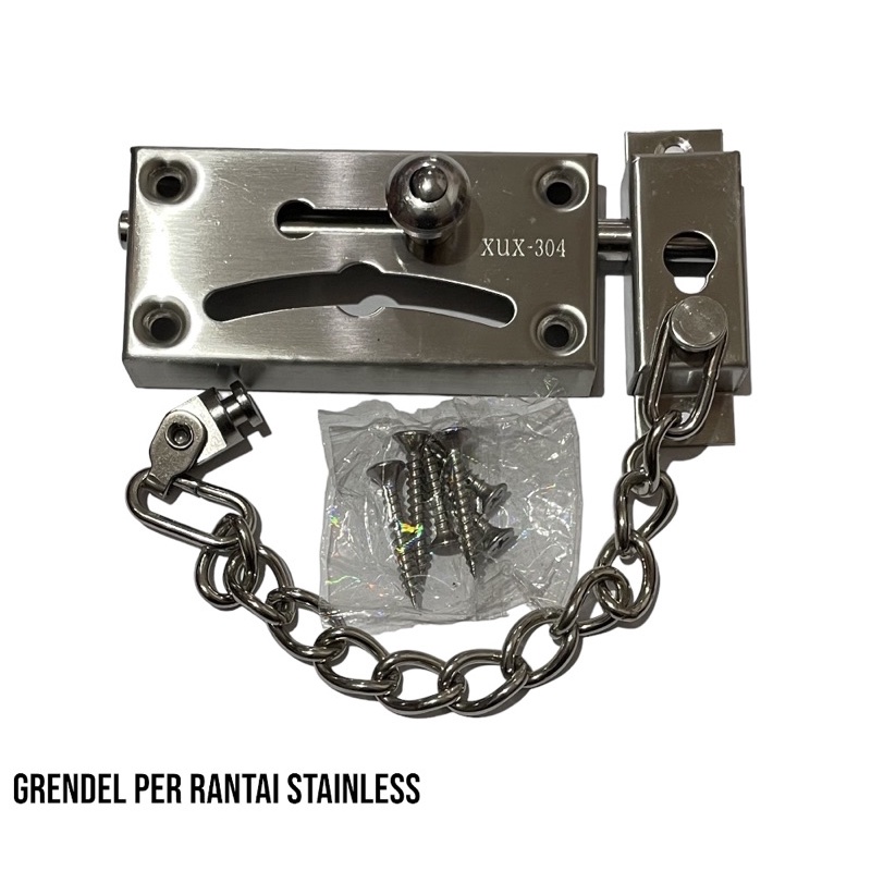 Grendel rantai per stainless 4” Nisshan