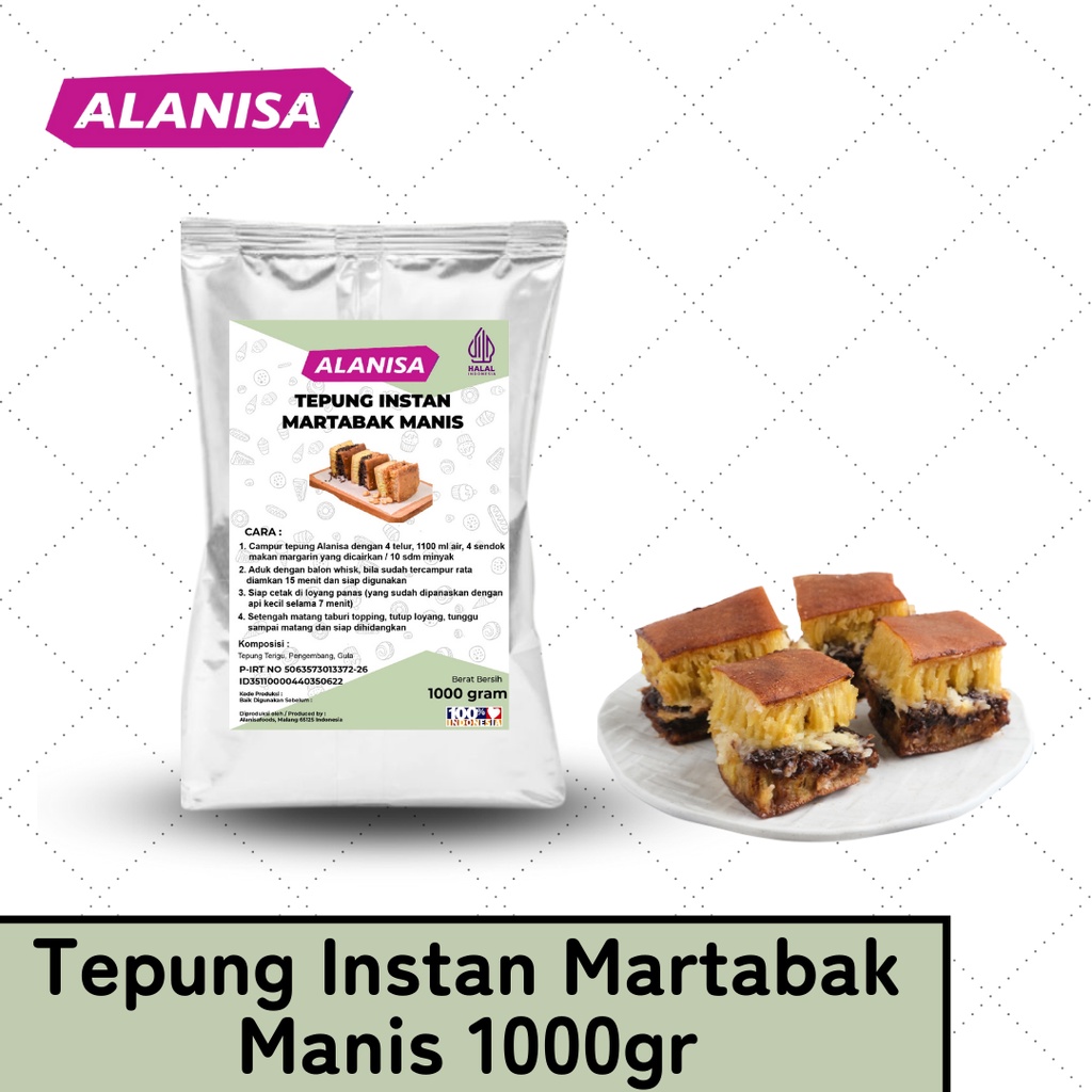 

Tepung Instan Martabak Manis 1kg