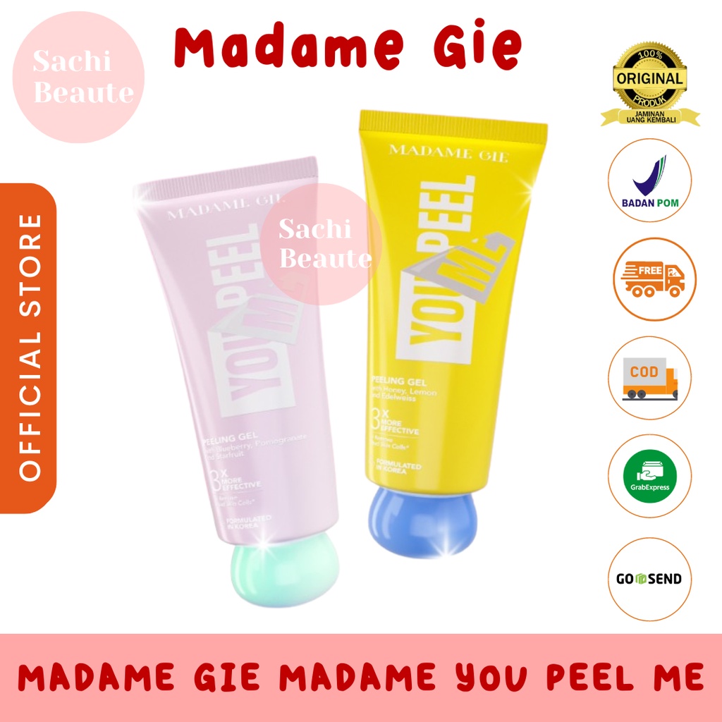 Madame Gie Madame You Peel Me Peeling Gel Mengurangi Kemerahan Pada Kulit