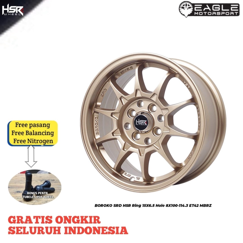 VELG MOBIL RACING R15 PELEK AVANZA XENIA JAZZ KARIMUN MOBILIO DATSUN GO+