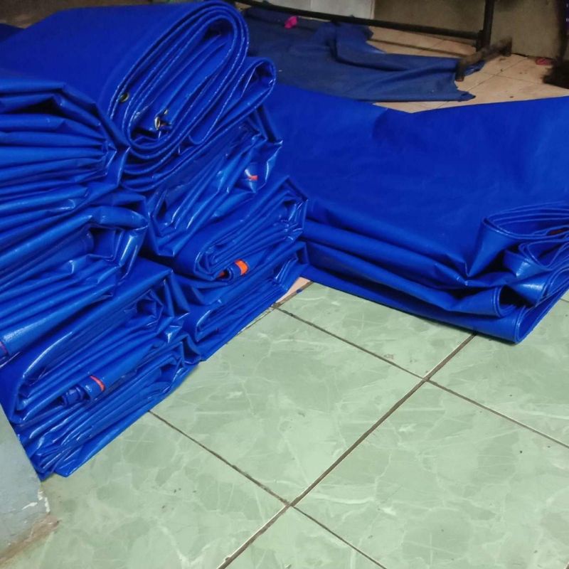 Terpal Tenda Terpal Plastik Tenda Jualan 6x8 TEBAL A5 Merek MATAHARI