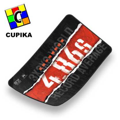 Rubik Mat QIYI RECORD CUBE ORIGINAL Mouse Pad Kualitas Premium