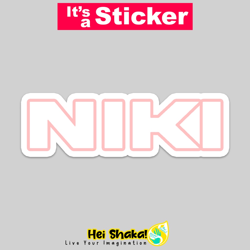 

Stiker Niki Zefanya Sticker Tempelan Musisi Musik Bahan Vinyl Anti Air