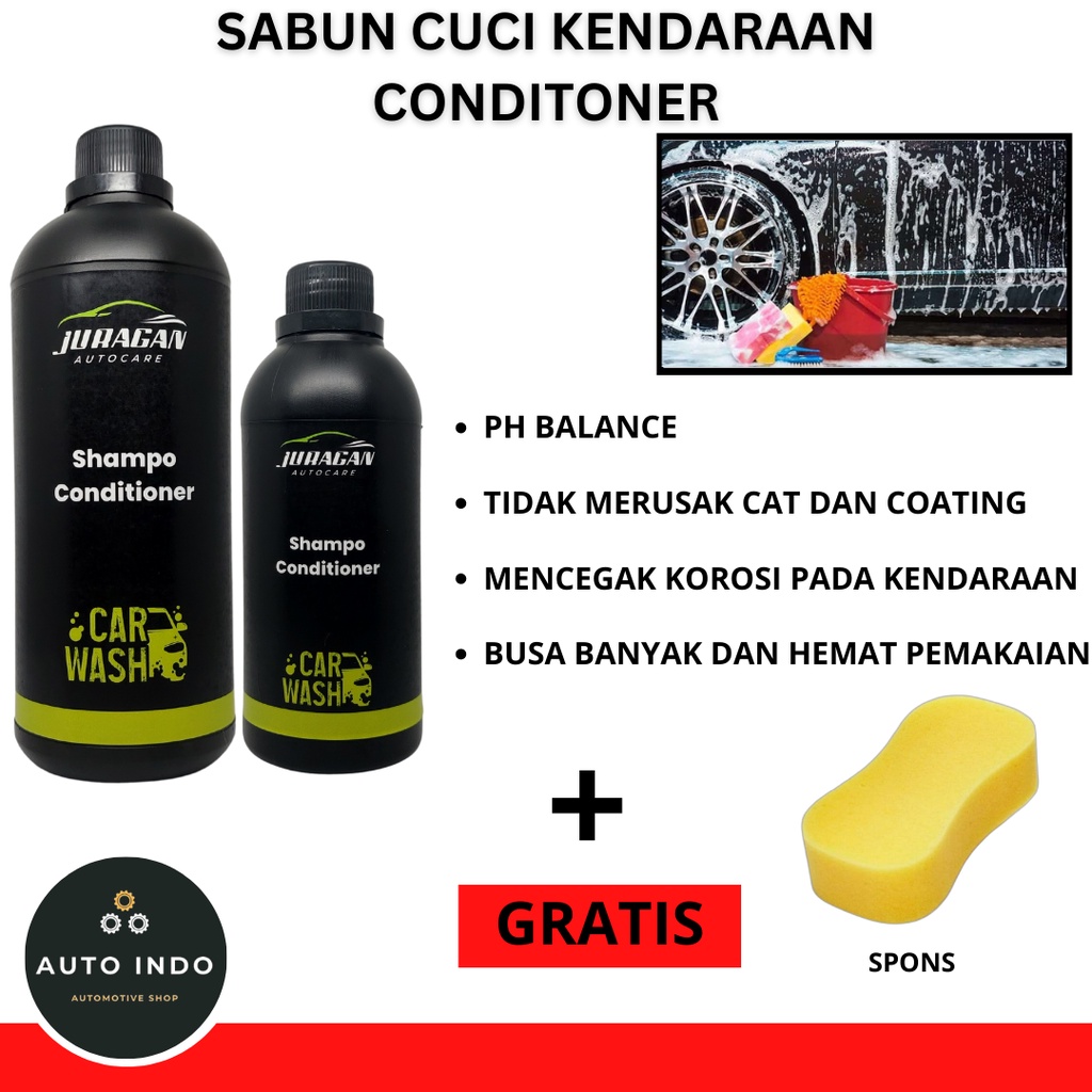 Sabun Cuci Motor Mobil Ph Balance - Shampo Mobil Motor / Sampo Motor Mobil / Alat Cuci Motor dan Mobil Juragan Autocare