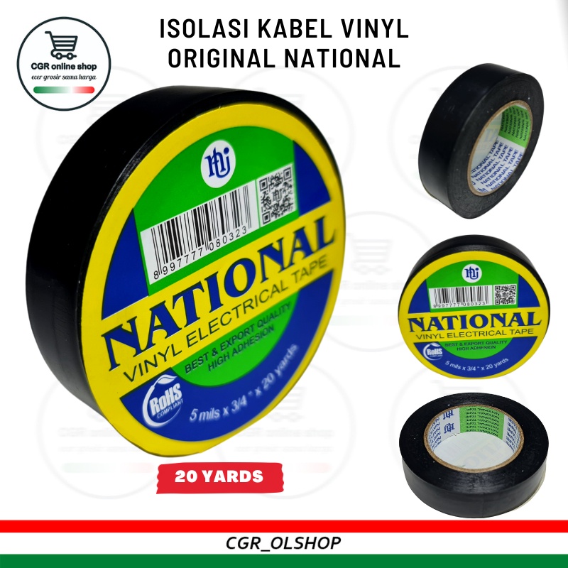 

Isolasi kabel National 20 yards