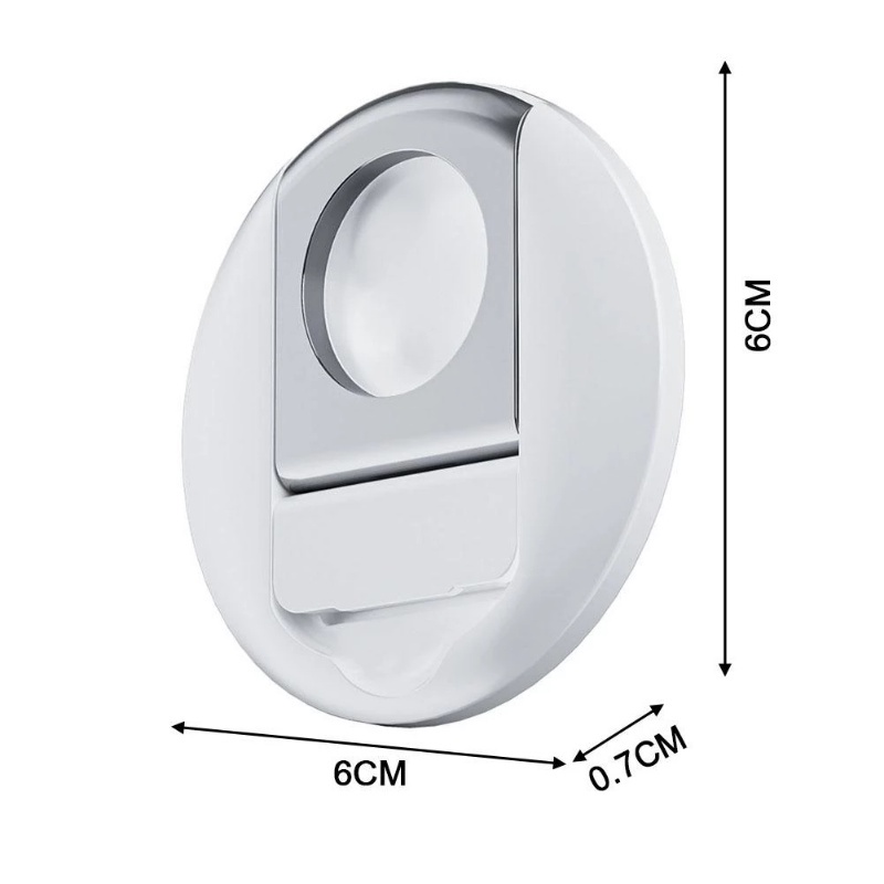 Bracket Suction Punggung Yang Dapat Dilepas Ponsel Cincin Jari Tetap Bulat Menarik Ponsel Stand Hitam &amp; Putih Finger Ring Holder Kompatibel Untuk IPhone