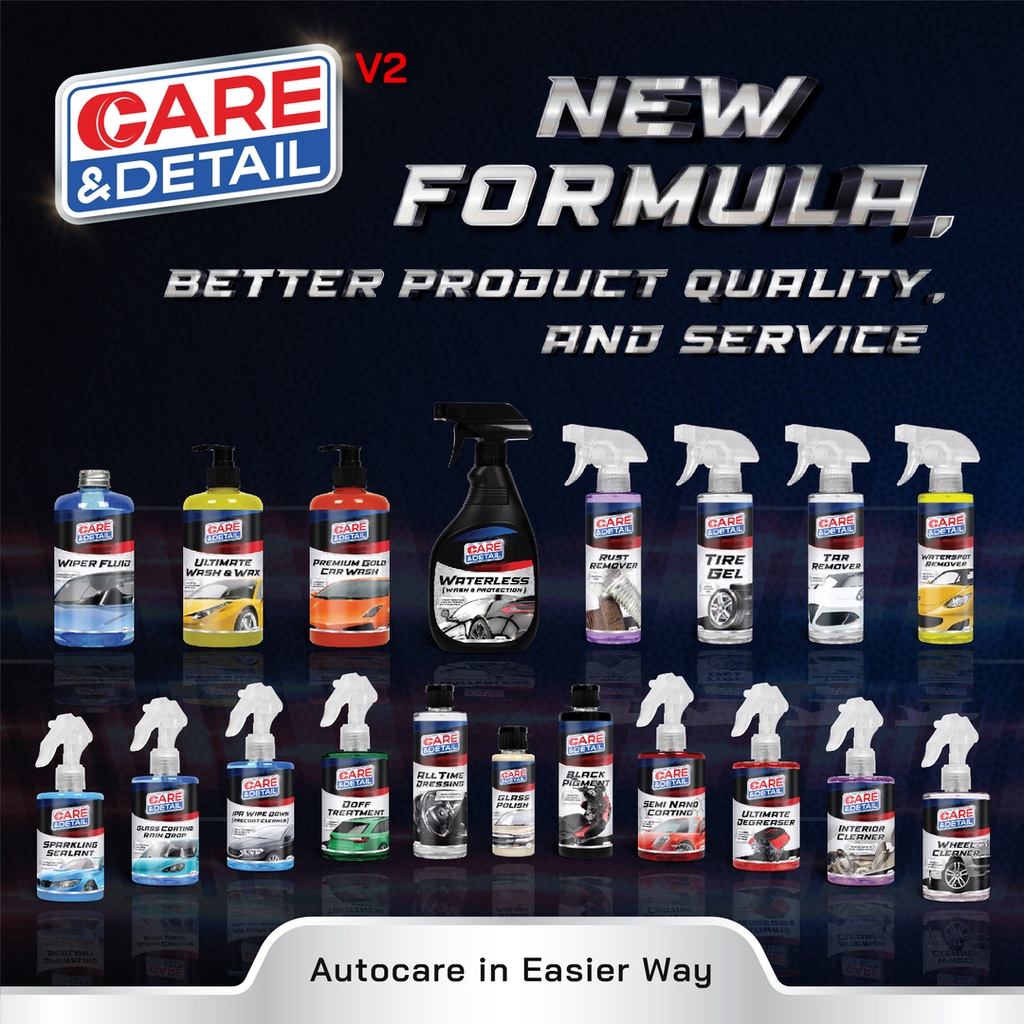 TIRE GEL by Care &amp; Detail | Semir Ban Gel Penghitam Pengkilap Ban Mobil Motor