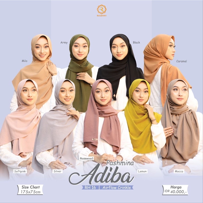 Pashmina Adiba / Pashmina Air Flow by Raudhah