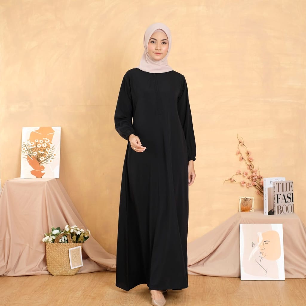Abaya HItam Abaya Syari Abaya Turki Abaya Wolfis Abaya Basic Abaya Polos ZAHRA