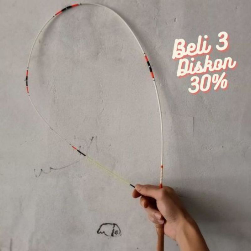 Joran lentur gagang ukir 120cm