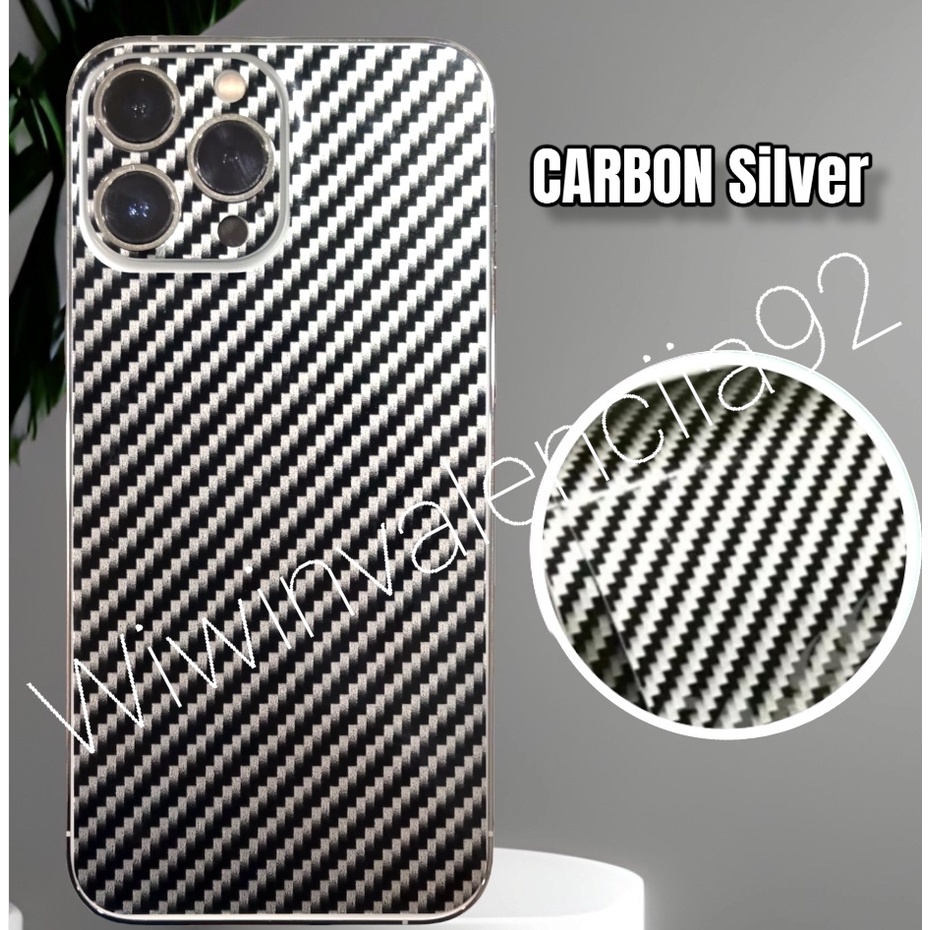 Metalic ! SKOTLET Carbon Back REALME C35 C30s C31 C30 C33 C25 C25y C21 C21y C20 C17 C15 C12 C11 C11-2021 C3 C2 C1 Skin Garskin Skotlite Scotlite Scotlet Anti Jamur Gores Pelindung Belakang Warna Hitam Silver Emas Plus Antigores 4G 5G S Y i 2022 S